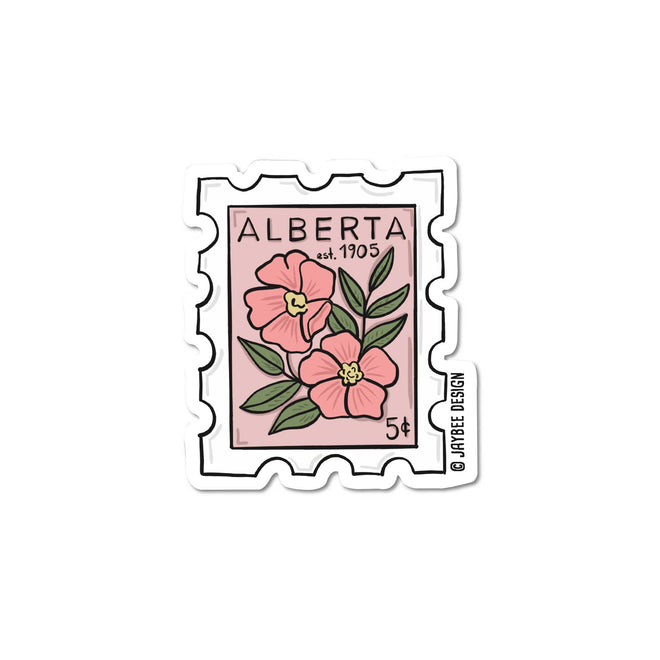 Alberta Postage Stamp Magnet
