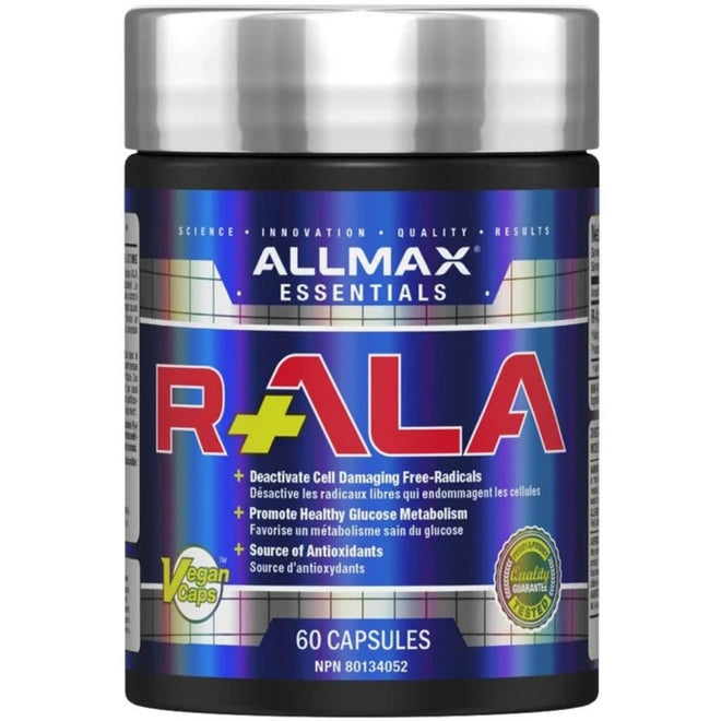Allmax R-ALA, (Alpha Lipoic Acid), 60 Caps