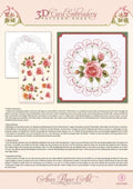 Ann Paper Embroidery Pattern - Rose Glow