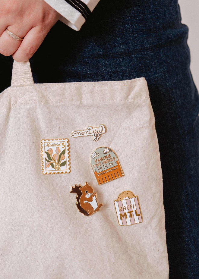 Bagel MTL Enamel Pin
