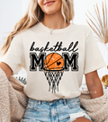 Hoop Basketball Mom Louder & Prouder Graphic T-Shirt