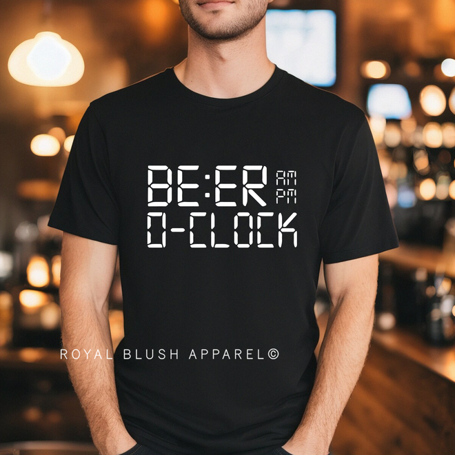 Beer O-Clock Graphic T-Shirt