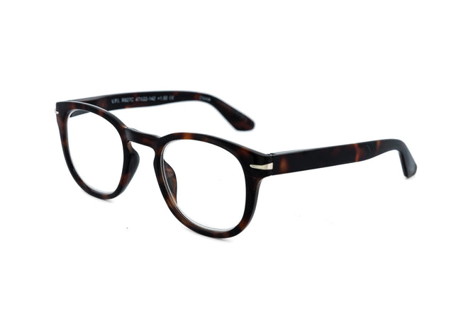 Boléro Ambra — Round Keyhole Reading Glasses