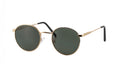 Boléro Sage — Round Metal Sunglasses