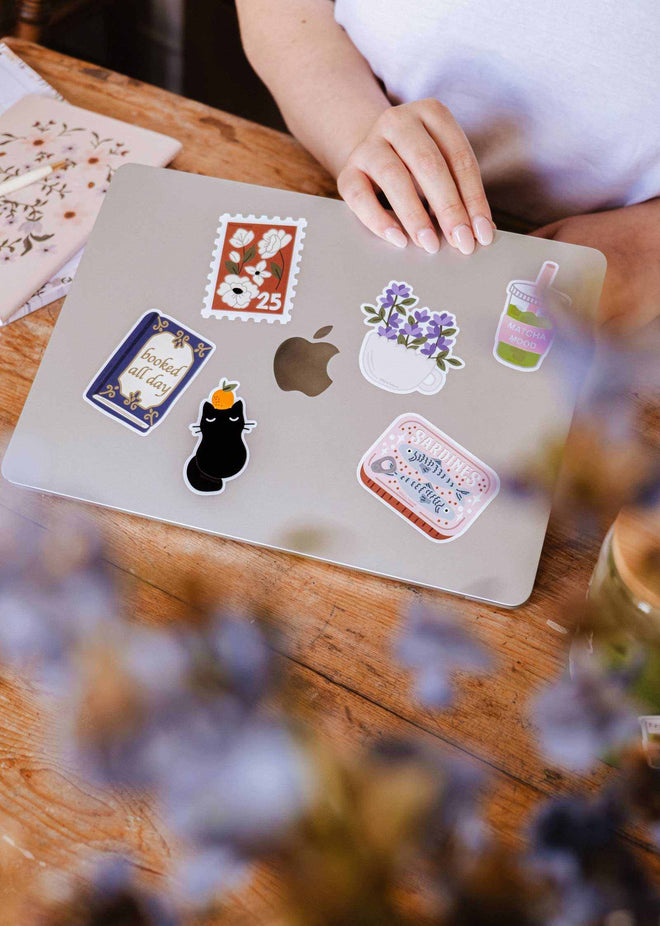Booked All Day - Vinyl Sticker