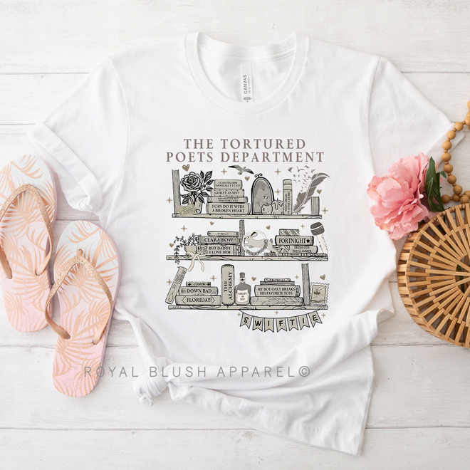 TTPD Book Shelf Graphic T-Shirt