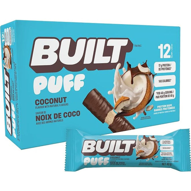 Built PUFF PROTEIN BARS, 12 Bars/Box