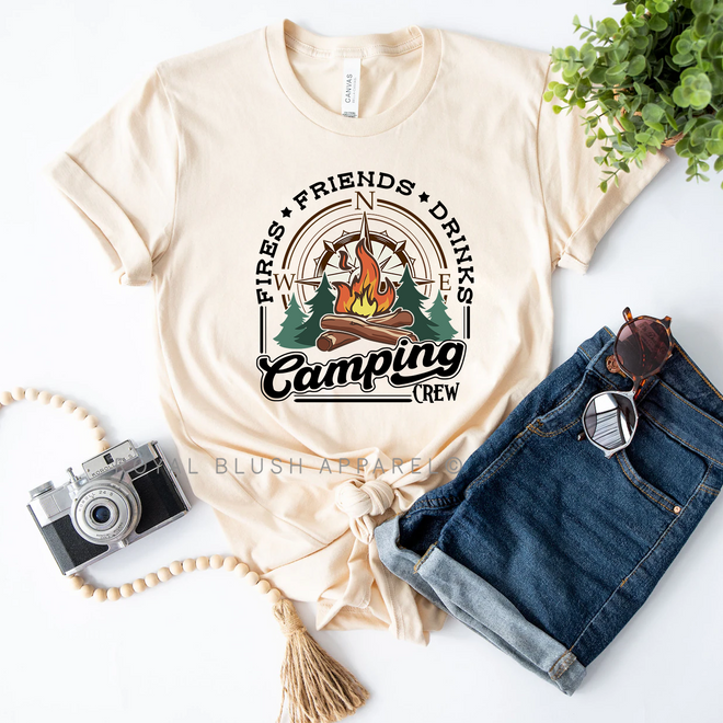 Camping Crew Graphic T-Shirt