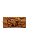 Modal Ribbed Headwrap | Caramel 0-3 yrs