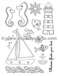 Creative Expressions Stamp - By The Sea