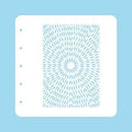 Stencil A6 For Magnetic Colour Set Stencil Burst
