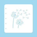 Stencil A6 For Magnetic Colour Set Stencil Dandelion