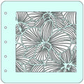 Nellie's Choice Stencil A6 For Magnetic Colour Set Flower-3