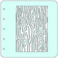 Nellie's Choice Stencil A6 For Magnetic Colour Set Bark