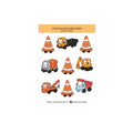 Construction Valentine Set - Card Set