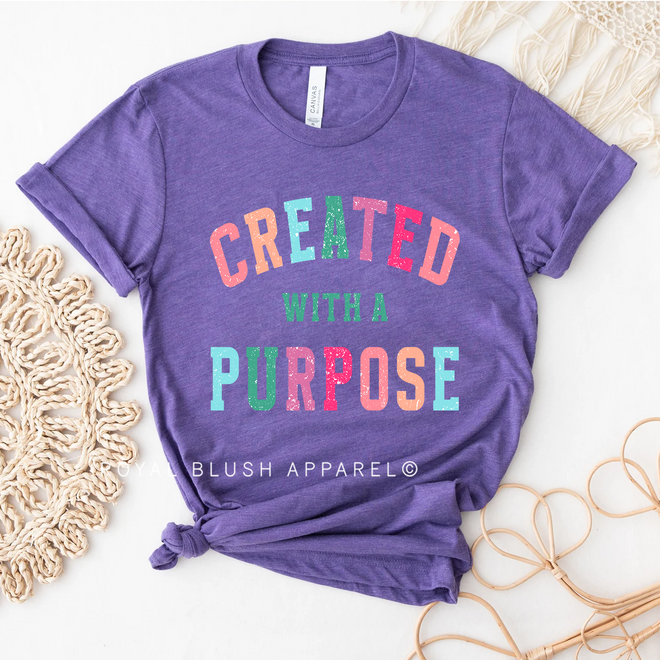 Created With A Purpose Graphic T-Shirt