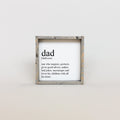 Dad Definition Wood Sign