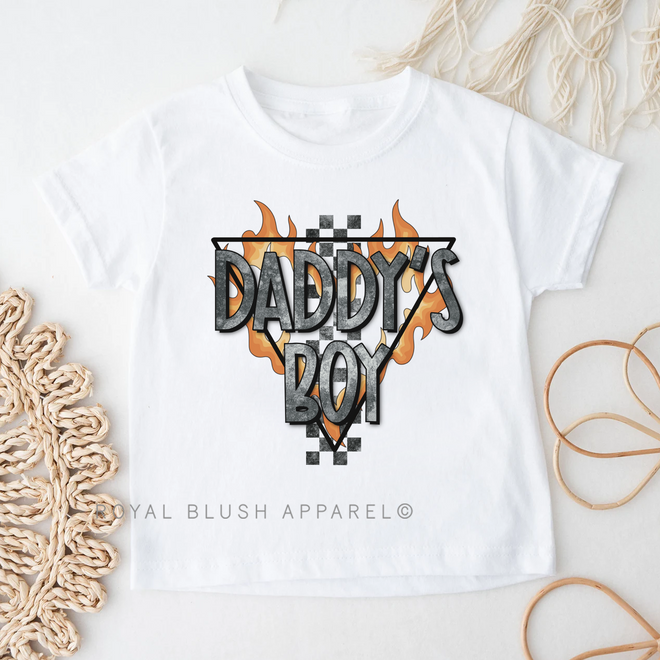Daddy's Boy Fire Baby & Toddler T-Shirt