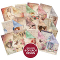Duo Design Paper Pads - Lovely Ladies & Handwritten Letters