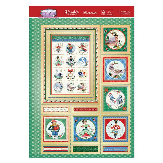 The Twelfth Day of Christmas Luxury Topper Set