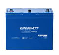 Enerwatt 12V 80Ah heated lithium deep cycle battery for RV marine and solar use