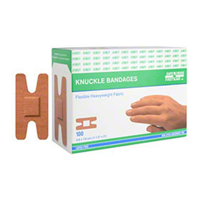 Fabric Knuckle Bandage 3.8 x 7.6 cm - 100/Box