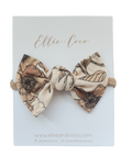 Knot Bow | Autumn Floral