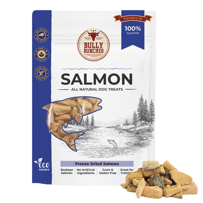 Freeze Dried Salmon 100g / 3.5oz