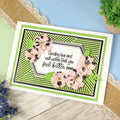For the Love of Stamps - Geometric Lined Background