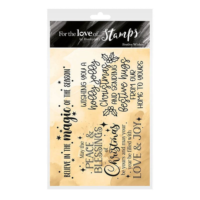 For the Love of Stamps - Festive Wishes