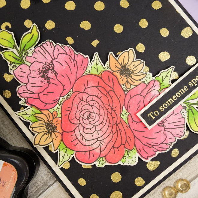 For The Love Of Masks - Peony Wishes Background Mask