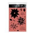 For The Love Of Stamps - Layering Poinsettia A5 Stamp Set