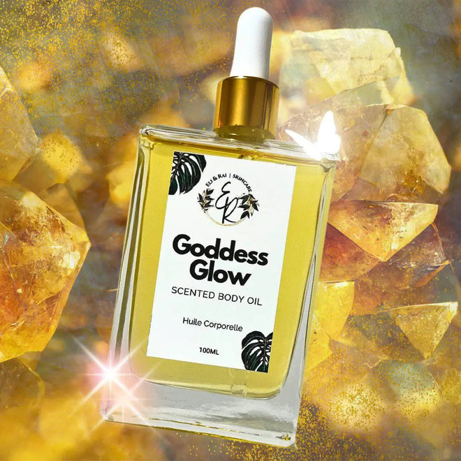 Goddess Glow Body Oil: Ocean Mist, Vanilla & Blackberry