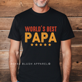 World's Best Papa Graphic T-Shirt