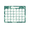 Green Florals Monthly Planner - 15 Pages