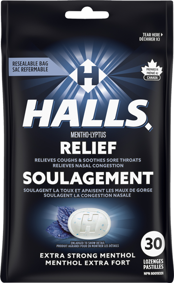 Halls Extra Strong Cough Drops, 30 Lozenges