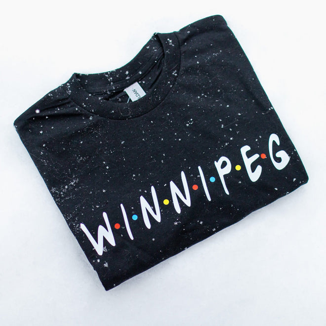 Winnipeg Friends Black T-shirt