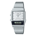 CASIO Vintage Silver White Dial | AQ800E-7A