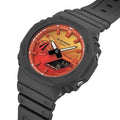 CASIO G-Shock Analog Digital Orange Flame Dial | GA2100FL-8A