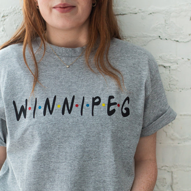 Winnipeg Friends Grey T-shirt