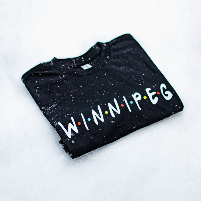 Winnipeg Friends Black T-shirt