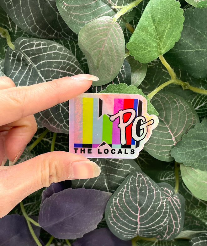 The Locals Wpg MTV Holographic Sticker