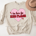 I'm Here For Red Flags Sweatshirt