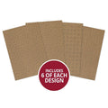 Embossed Kraft Card Selection