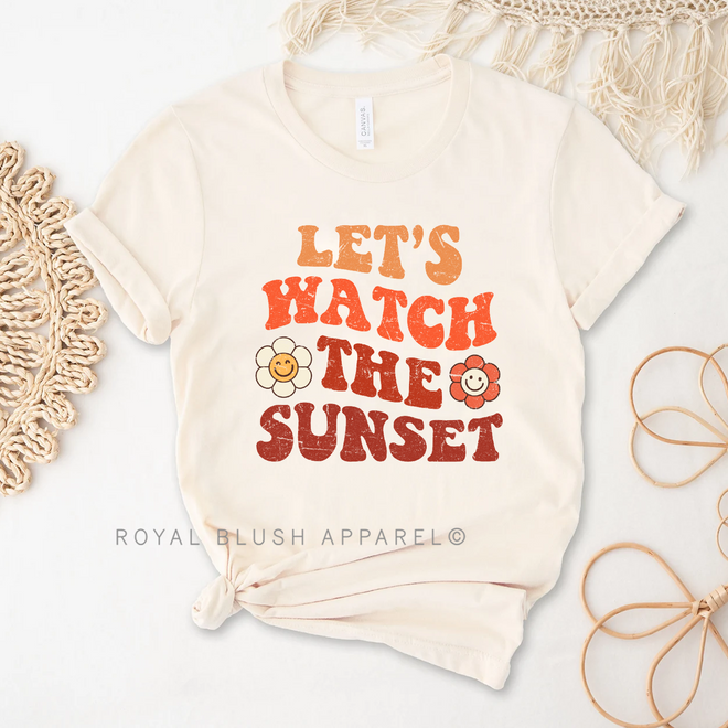 Let's Watch The Sunset Graphic T-Shirt