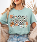 Mama Orange Flowers Graphic T-Shirt