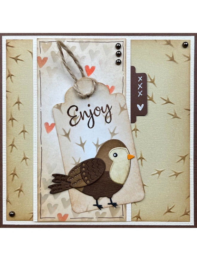 Nellie's Choice - Stencil Birdfeet