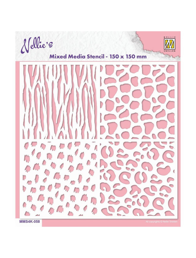 Nellie's Choice - Stencil Animal Prints