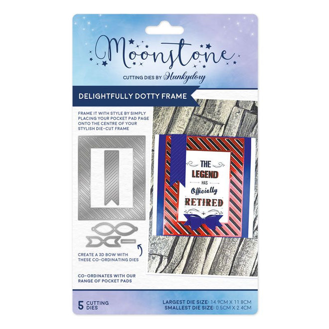 Moonstone Dies - Delightfully Dotty Frame