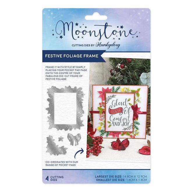 Moonstone Dies - Festive Foliage Frame